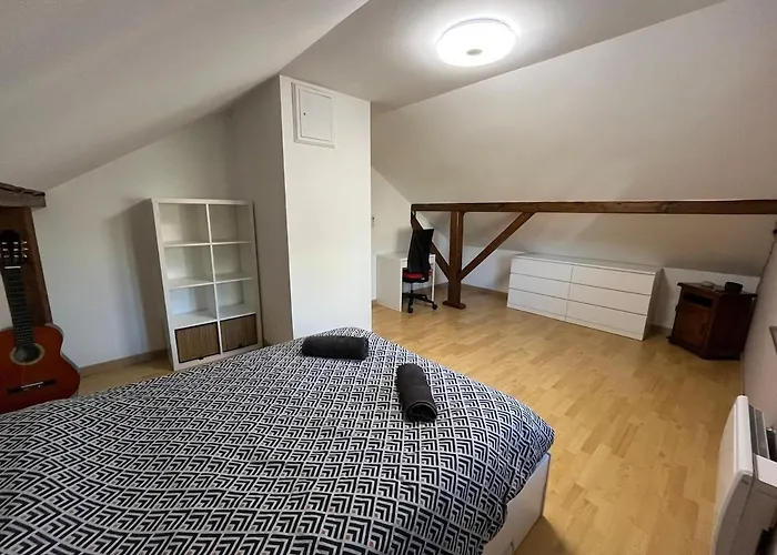 Grande Maison Au Calme Avec Jardin, 15 Min De Bale *